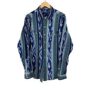 NWT $125 Polo Ralph Lauren Aztec Snap Button XL